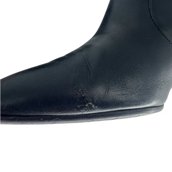 Aquatalia Black Leather Pointed Toe Ankle Boots‎ Size 7.5 - Image 10