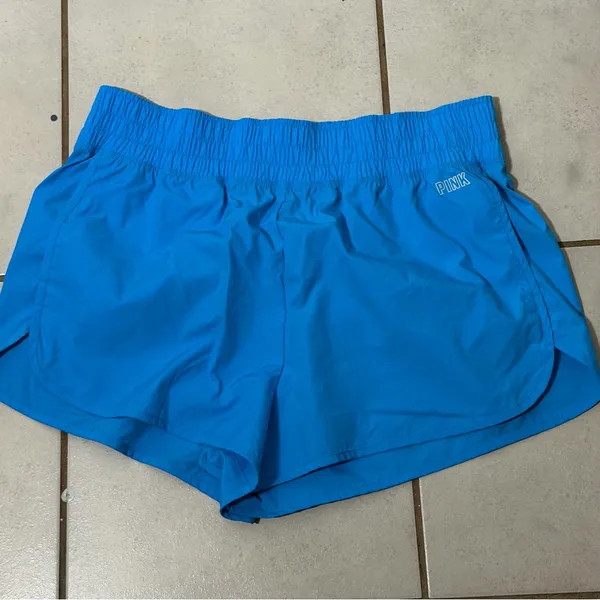 Pink Active Victoria’s Secret Women‎ Blue Pull On Water Swim Shorts size XL - Image 6
