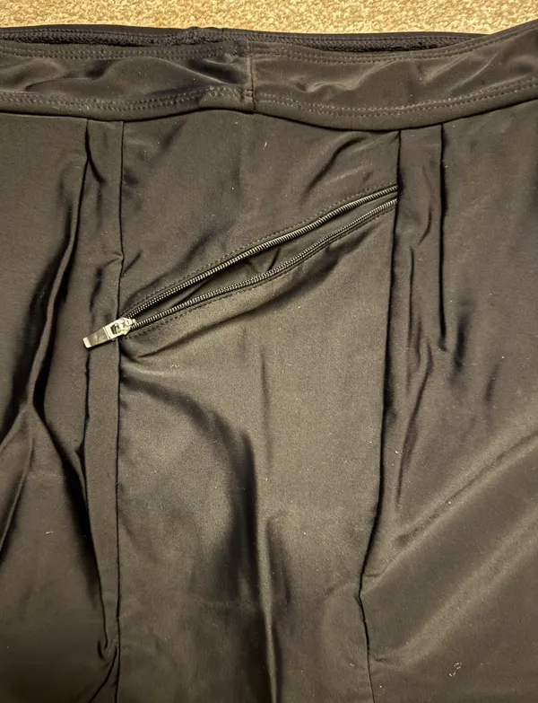 Woman's Black Bathing Suit Skort Large - Image 5