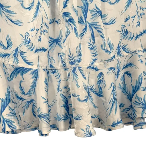 NWT Free People Beauty Sleep Pajama Top Satin Floral Print Button Up‎ Size XL - Image 10