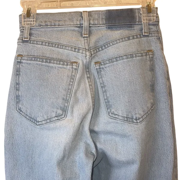 Abercrombie Curve Love 90s Straight Jeans Womens 23 Ultra‎ High Rise - Image 5