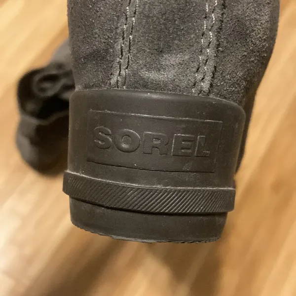 Sorel Women’s Evie Lace Waterproof Suede Ankle Bootie Quarry Color Size 7 - Image 5