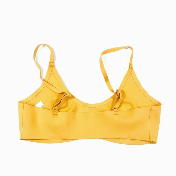 Free People Stella Scuba Bralette Medium Sepia‎ Orange EUC - Image 3