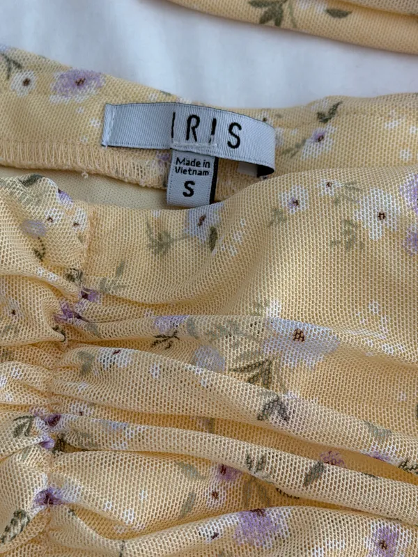 Two Piece Floral Set Yellow - Image 2