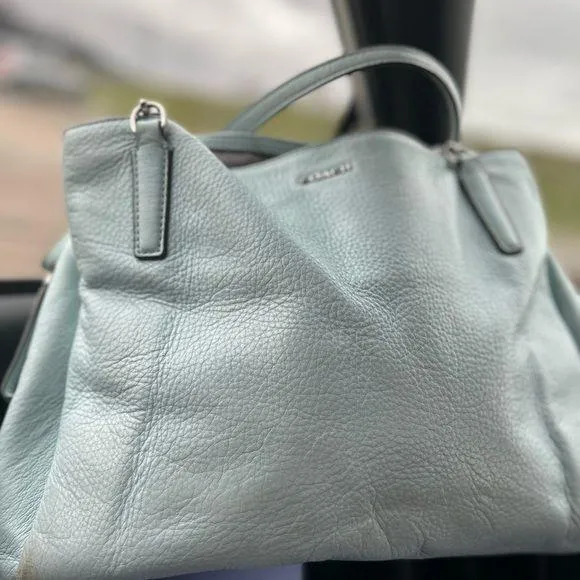 Coach. Baby Blue Satchel. - Image 2