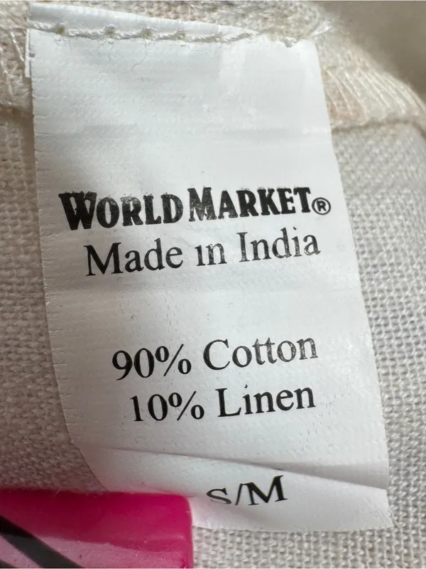 World Market Shilo Striped Wide Leg Cinch Waist‎ Jumpsuit Ivory Multi Cropped - Image 11