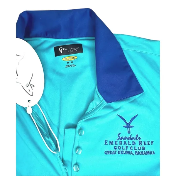 Greg Norman Play Dry Golf Polo Women’s M NWT Sandals Great Exuma Bahamas - Image 6