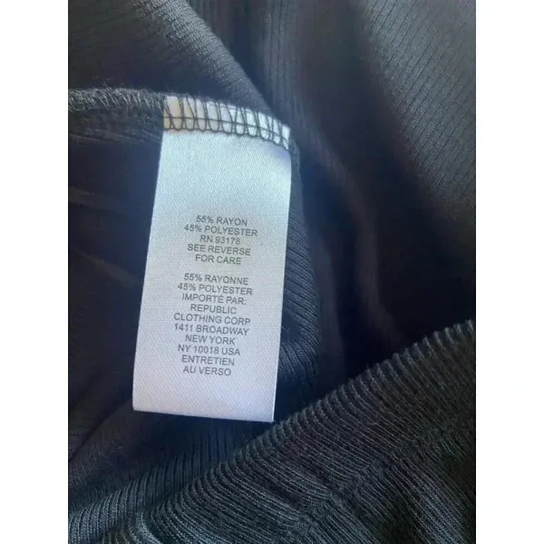 Truth By Republic Women's Black Front Slit‎ Maxi Skirt Buttons Size M Medium - Image 7