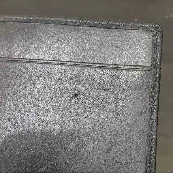 COACH Black Leather Bifold Checkbook Insert Wallet - Image 8