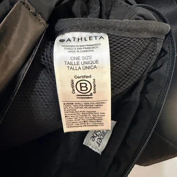 Athleta All About Large Crossbody Belt Bag‎ in Black - Image 4