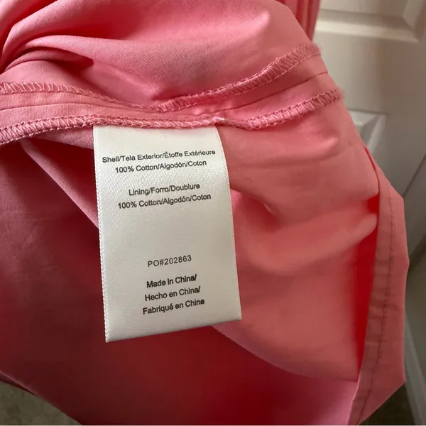 NWT ModCloth Notes of‎ Grace Pink Tiered Poplin Maxi Dress Womens Size L - Image 5