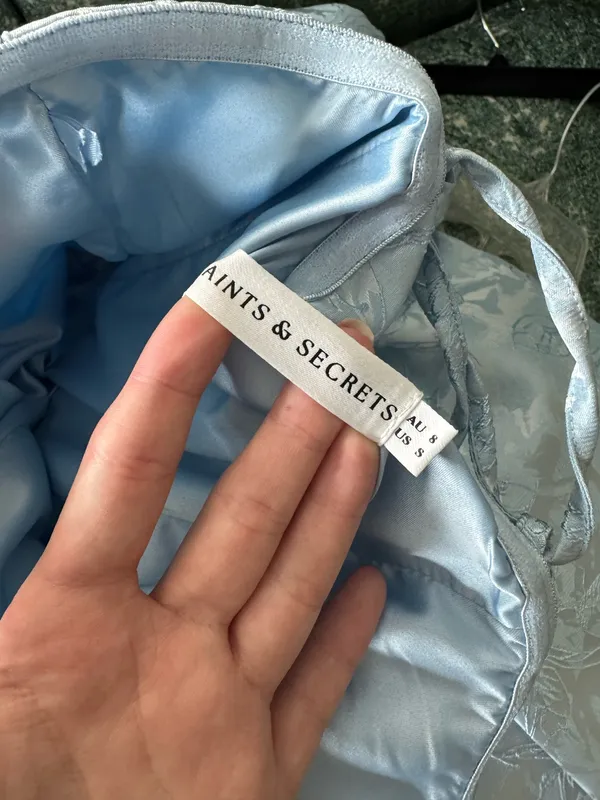 Selfie Leslie Blue Mini Dress - Image 5