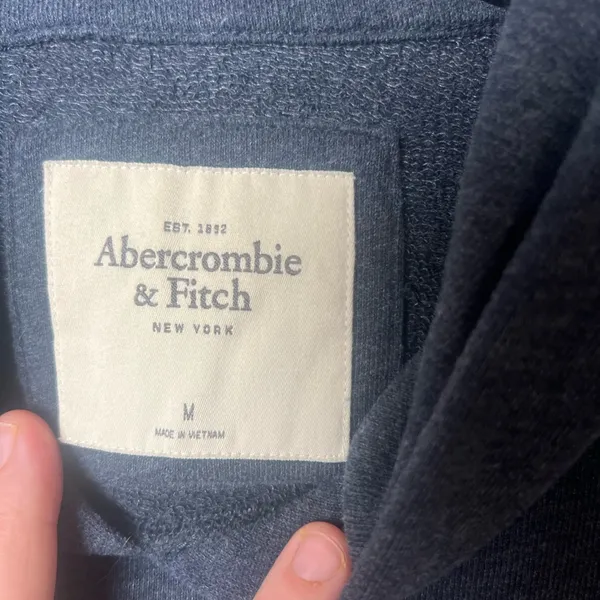 Abercrombie & Fitch Woman Medium Blue pullover‎ Hoodie Sweater - Image 2