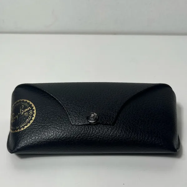 Ray Ban by Luxottica Textured Black Leather Travel Eye Glasses Sunglasses Case - Image 2
