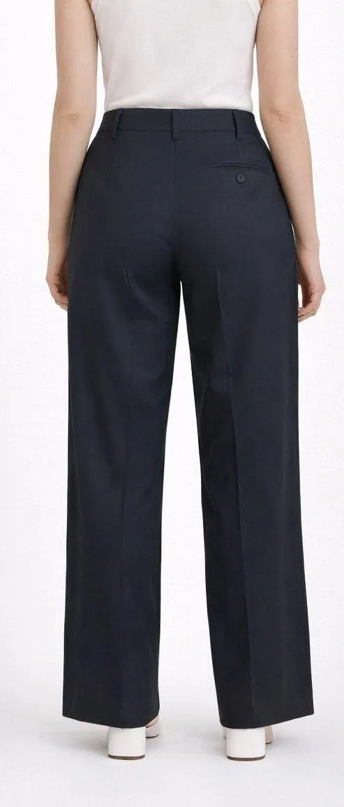 Golden Goose Wool Dress Pants Womens Small Black Straight Leg - Image 2