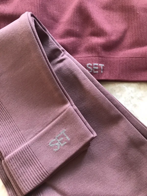 Set Active Leggings And One Shoulder Bra - Image 2