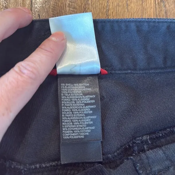 The North Face black corduroy wide leg pants size 4 - Image 5