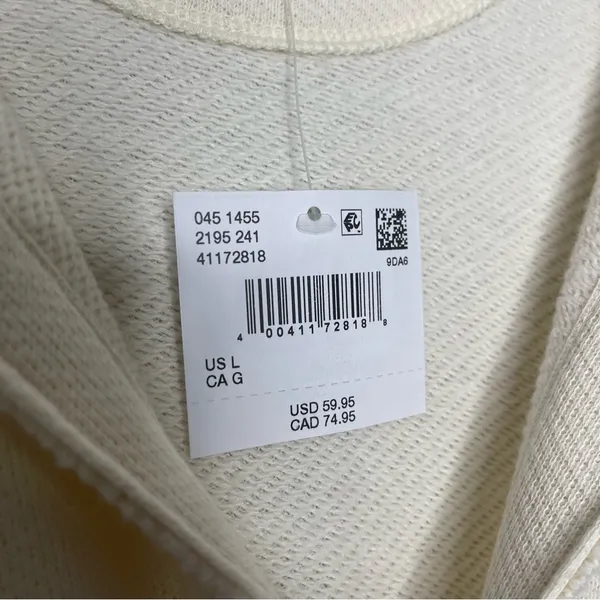 American Eagle Outfitters Seriously Soft Cream Pullover with Pockets (Large) NWT - Image 8