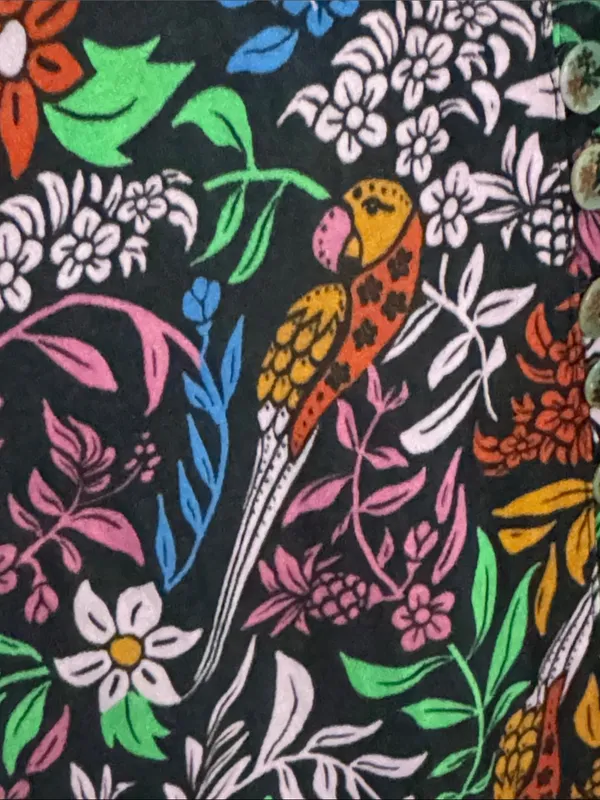 FARM Rio Tropical Garden Midi Dress V-Neck Viscose Size Large Retail $275🌺 - Image 9