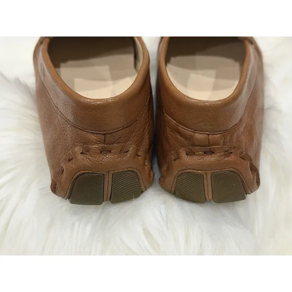 Cole Haan Women 10B Evelyn Driver Flat Leather Driving Moccasin Loafers Slip On - Image 5