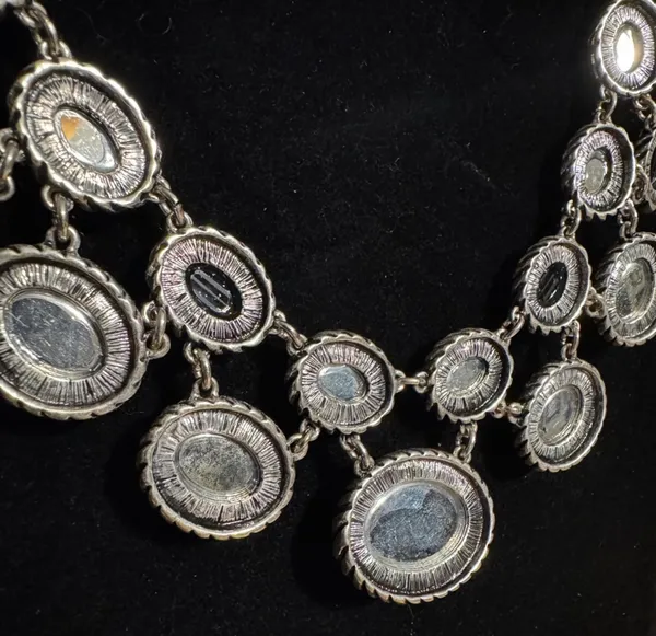 Dana Buchman Statement Silver Tone Accented Necklace - Image 4