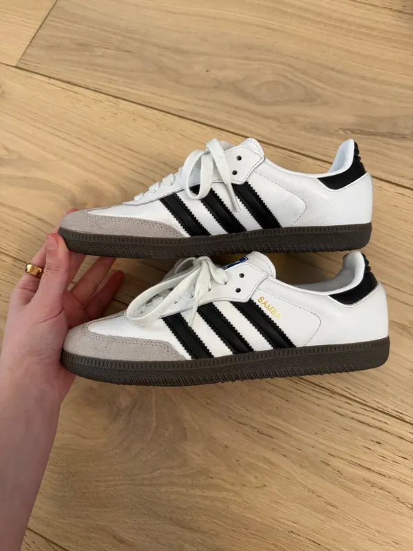 Adidas Samba OG white, black, clear granite - Image 2
