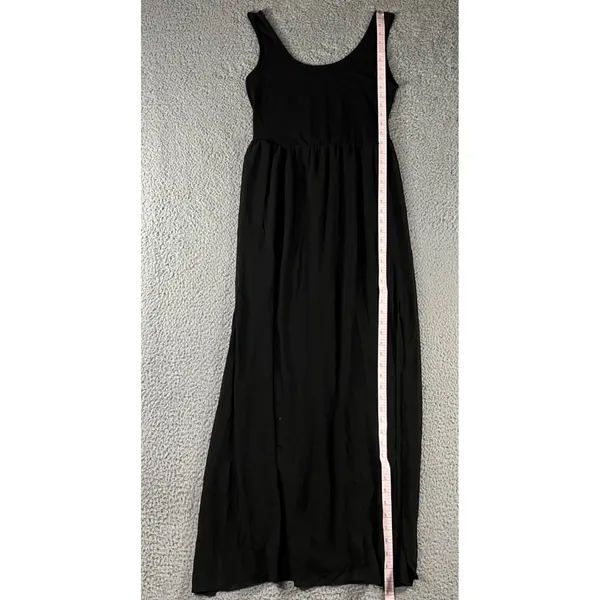 Black Maxi Dress Women 8 EU‎ 40 Sleeveless Empire Waist Boho Witchy Whimisgoth - Image 10