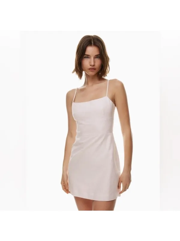Aritzia Sunday Best QUAINT DRESS - Apricot - Image 6