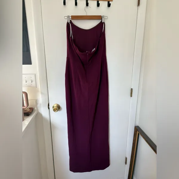 Lulus Sensational Beauty Plum Purple Strapless Maxi Dress size XL Formal Prom - Image 4