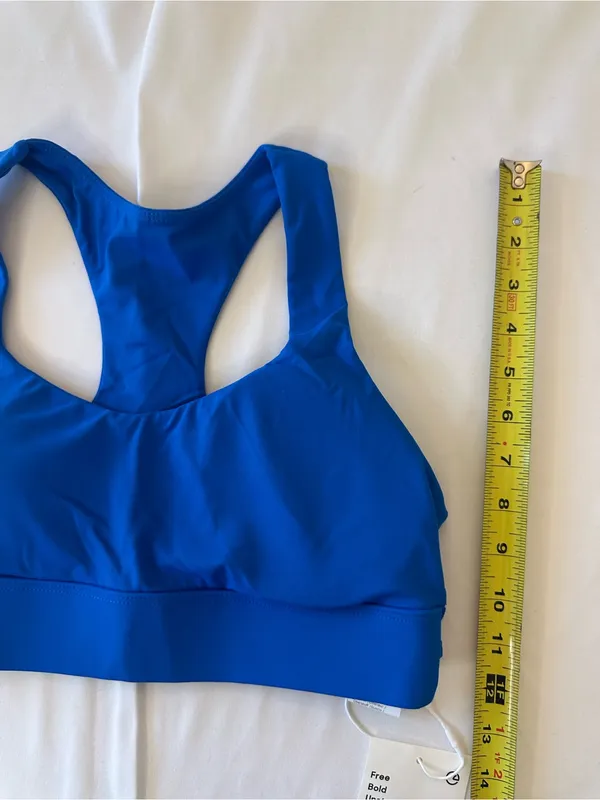 Women's Racerback Sports Bra — Royal Blue - Image 4