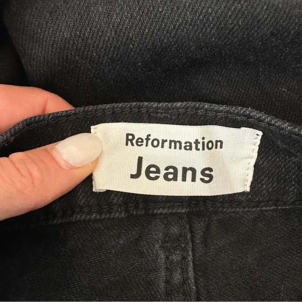 Reformation Ultra High Rise Straight Jeans NWOT - Image 8