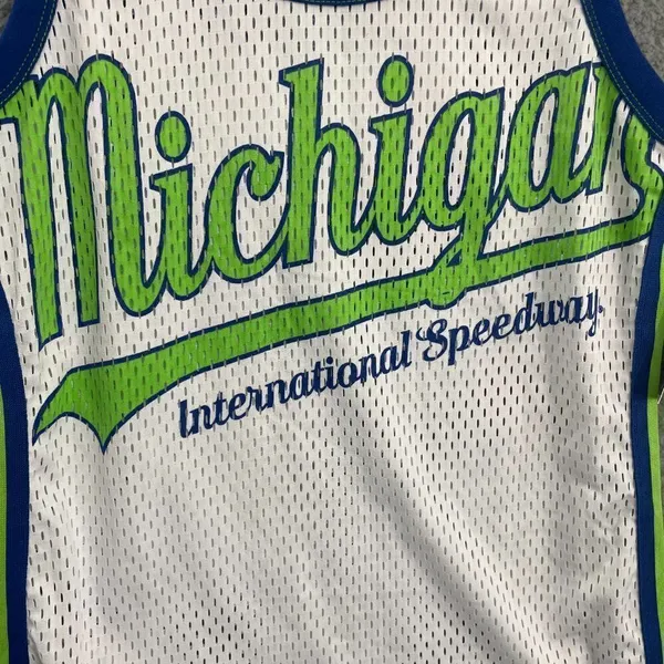 Michigan International Speedway‎ Shirt Women S White Nascar Jersey NWT - Image 2