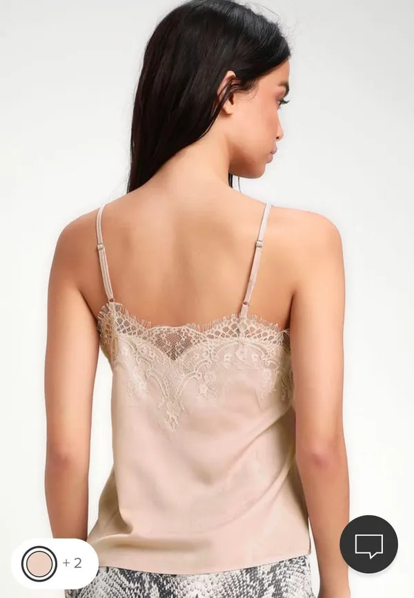 Maddox Pink Lace Cami - Image 3