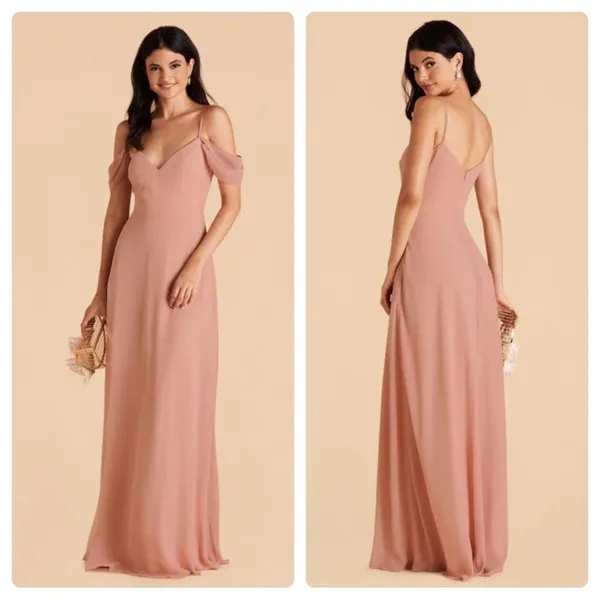 Birdy Grey Devin‎ Convertible Sleeveless Bridesmaid Dress in Dusty Rose Sz M NEW - Image 2