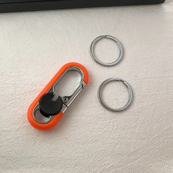 Car Keychain Carabiner Keychain for Men Women Double Key Rings - Image 4