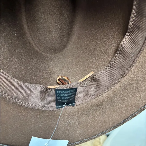 Brown Felt Hat with band - Image 6