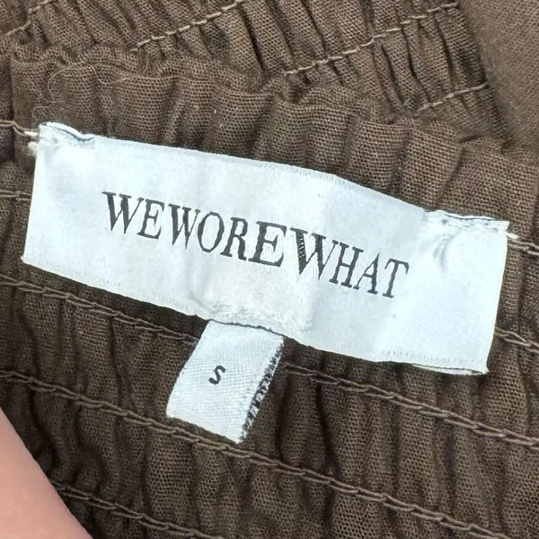 WEWOREWHAT Halter Corset Top Brown Women’s Small - Image 3
