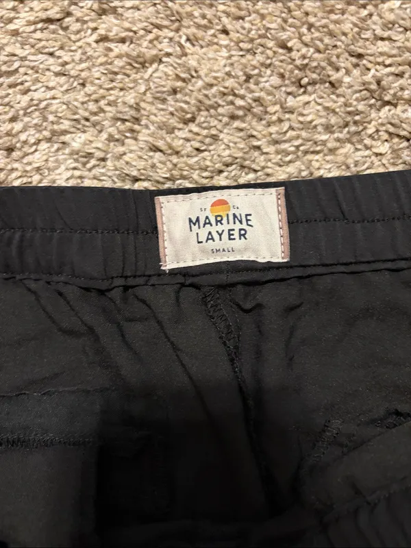 Marine Layers‎ Women’s Black Allison Casual Pull On Pants Small - Image 7