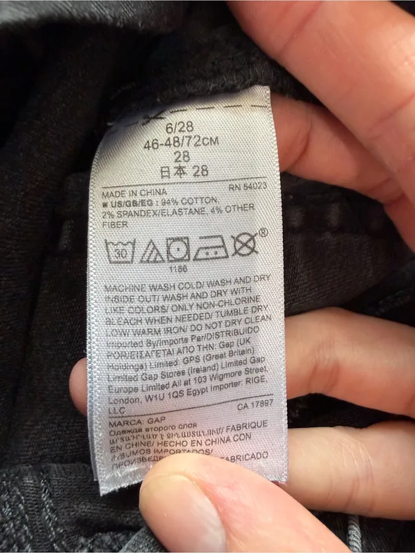GAP Women's Black Skinny Jeans - Image 6