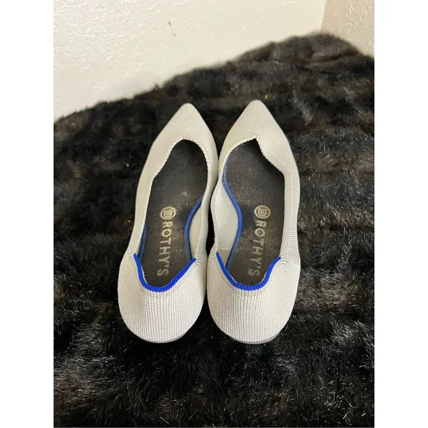 Rothy’s The Point in Flax Birdseye **Retired** Size 8.5 flats shoes - Image 6