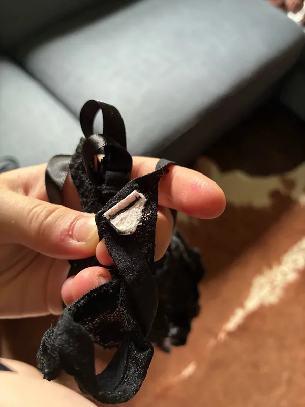 Black lingerie bodysuit size medium Almost looks like a cut Victoria's Secret tag!! - Image 3