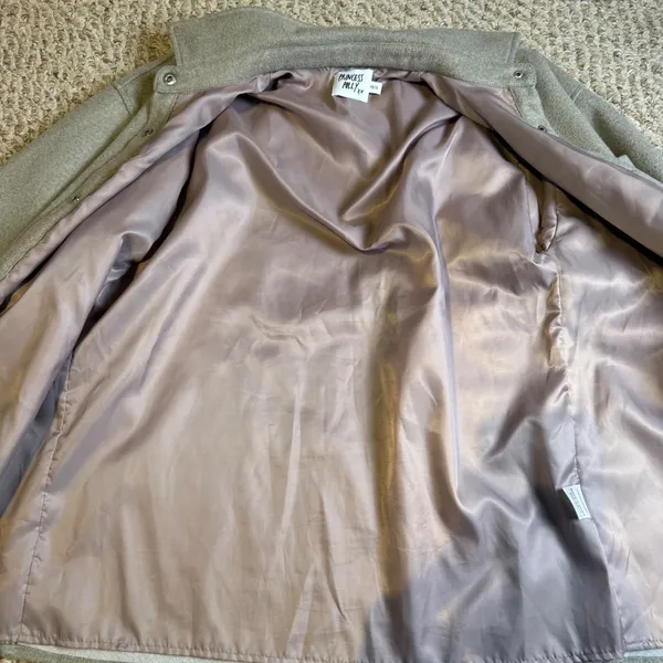 Princess Polly Beige Cream Harry Oversized Jacket Press Button Capsule‎ XS/S - Image 5