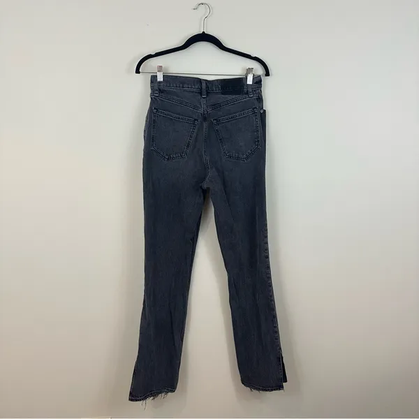 Abercrombie & Fitch | Gray The 90’s Straight Ultra High Rise with Slit Jeans 4R - Image 7