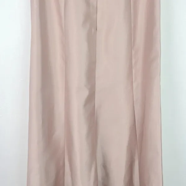 NWT Alfred Sung Strapless Satin A-Line Gown in Cameo Dress D764 Size 4 NEW - Image 9