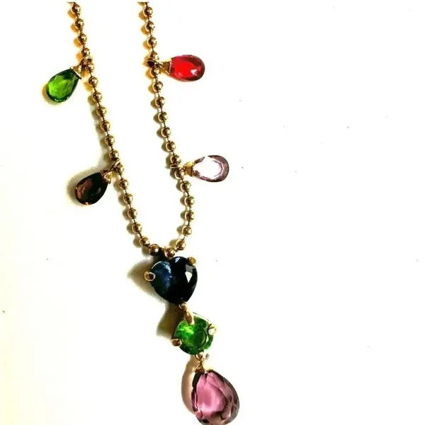 Monet colorful Y necklace - Image 11