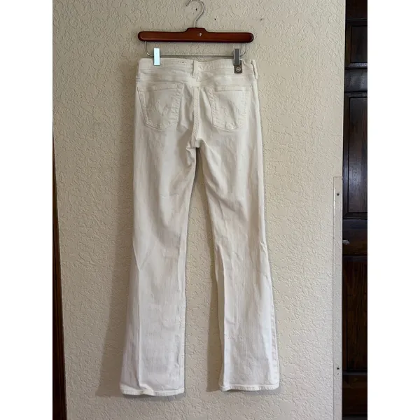 AG‎ Adriano Goldschmied The Angel Jeans Women 29R White Bootcut Stretch Denim - Image 3