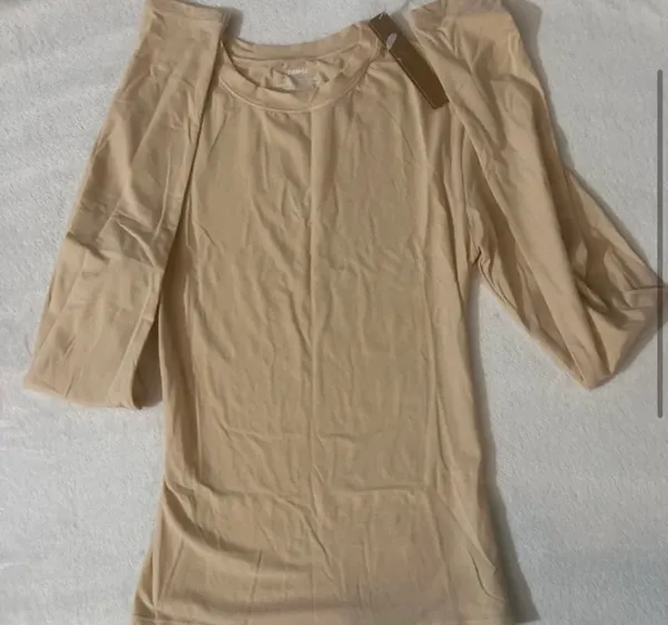 SKIMS Fits Everybody Long Sleeve T-Shirt NWT L - Image 2