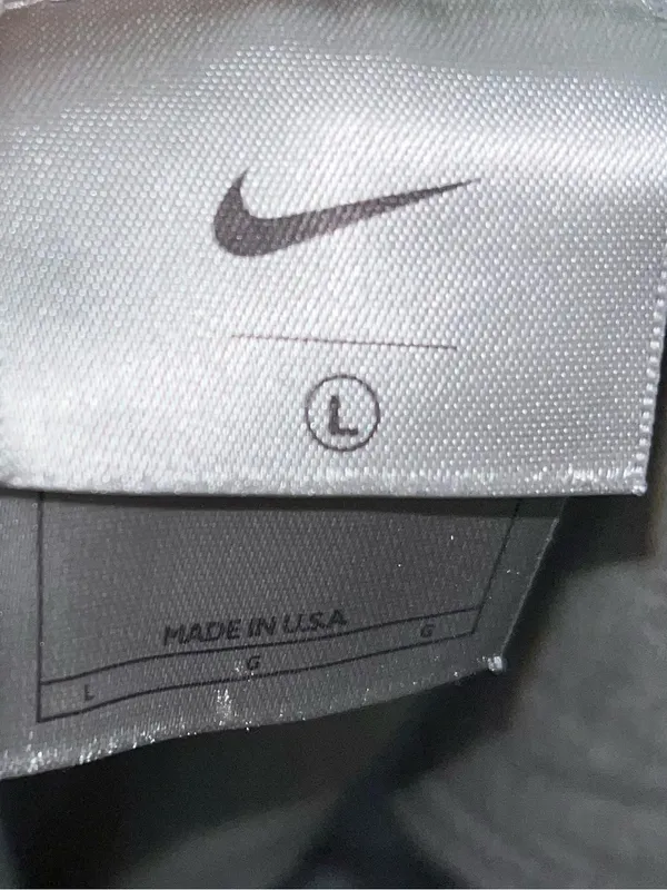 Vintage Nike Tank Top Women’s Size XL 90s Nike Swoosh Center Check Gray - Image 3