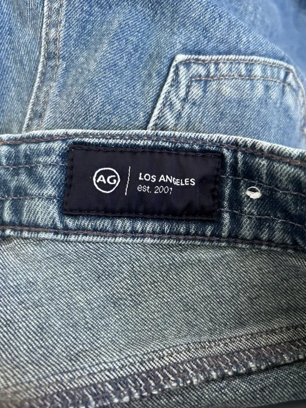 AG Adriano Goldschmied Madi High Rise Flare Denim Blue Jeans Size 26 - Image 5