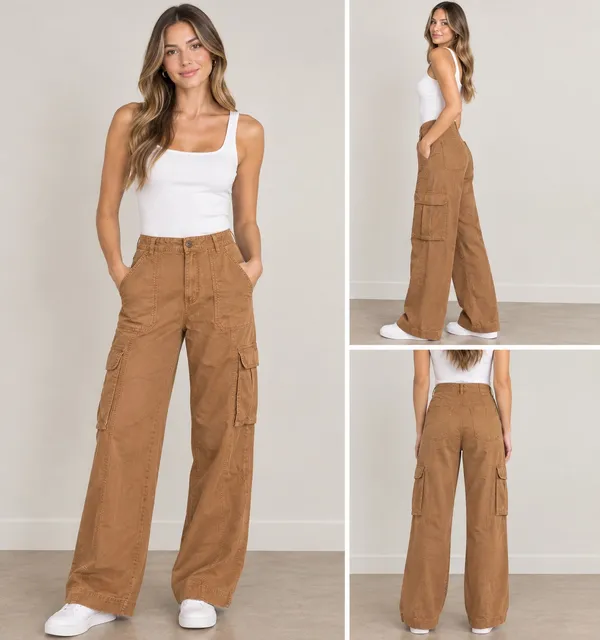 Abercrombie and fitch cargo pants size 25 - Image 2